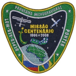 Patch per il programma spaziale della Russia brasiliana Pontes Soyuz TMA-8