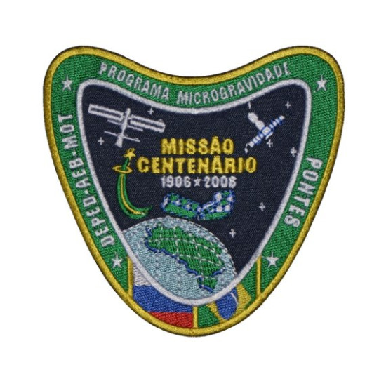 Sojus TMA-8 Russischer Brasilianer Pontes Space Program Patch
