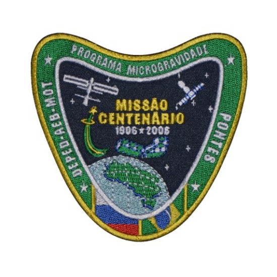 Patch per il programma spaziale della Russia brasiliana Pontes Soyuz TMA-8