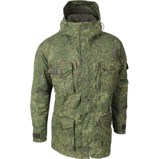 ロシアの戦術的な暖かい冬のジャケットSAS迷彩柄リップストップデジタル画素