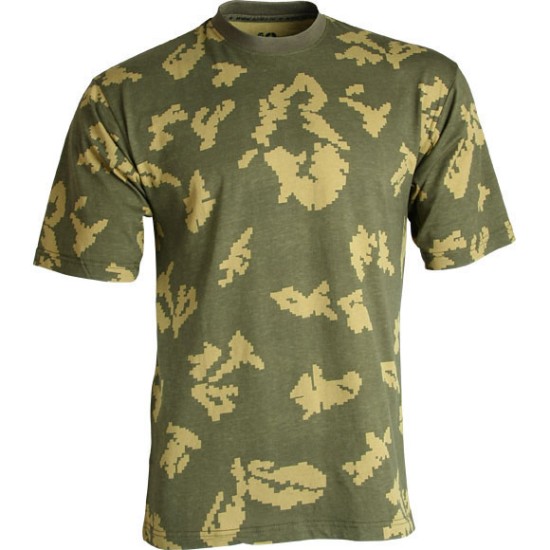 ロシアの戦術迷彩エアガンTシャツ"KLMK"