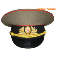 Chapeau de campagne soviétique des maréchaux d'artillerie de l'armée rouge, casquette à visière militaire de l'urss