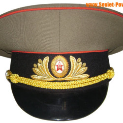 Chapeau de campagne soviétique des maréchaux d'artillerie de l'armée rouge, casquette à visière militaire de l'urss