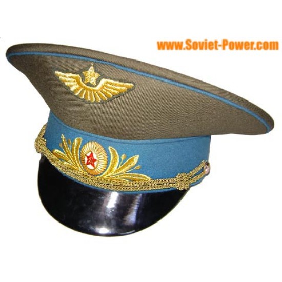 Ruso / soviético visera de campo sombrero de mariscal de la fuerza aérea