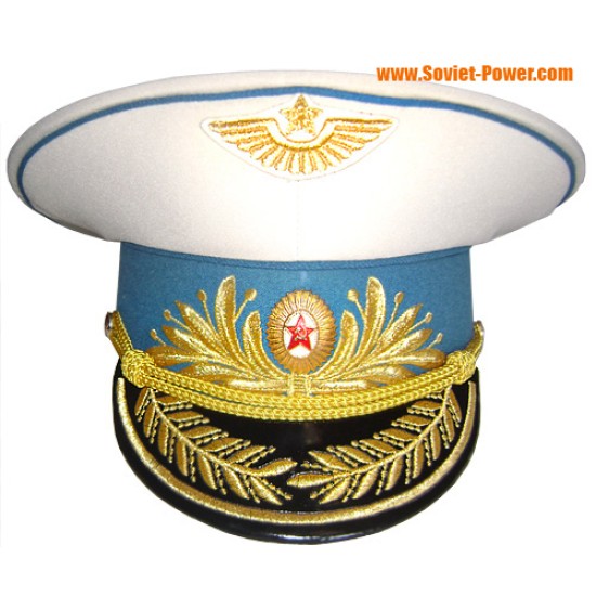 Desfile general de la fuerza aérea soviética Sombrero ruso de la visera