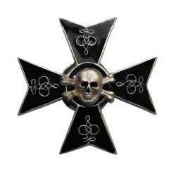 Kaiserliche Husarenarmee UNSTERBLICHES REGIMENT Kreuz mit Totenkopf