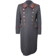 Desfile de generales de infantería abrigo gris Ejército soviético gran abrigo