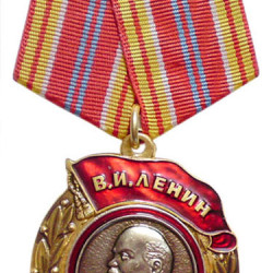 Lenin 140 years Anniversary Communist award medal