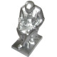 Russian big metal Lenin sculpture by L. Fridman