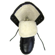 Airsoft Winter Lederstiefel mit Fell