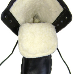 Airsoft winter Leather Boots with Fur