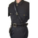 MARINES Cintura in pelle nera con tracolla PORTUPEYA + fondina MARINES Cintura in pelle nera con tracolla PORTUPEYA + fondina