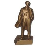 Miniature golden bust of communist revolutionary Vladimir Ilyich Ulyanov (aka Lenin) #6