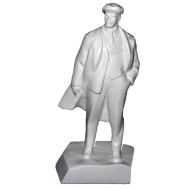 Buste blanc miniature du révolutionnaire communiste soviétique Vladimir Ilyich Ulyanov (alias Lénine) #7