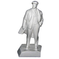 Miniature white bust of Soviet communist revolutionary Vladimir Ilyich Ulyanov (aka Lenin) #7