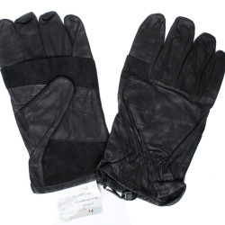 Modern tactical mountain climbing gloves black leather Airsoft gear