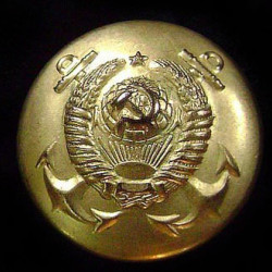 Navy Admiral of USSR buttons for Soviet coats, jackets, tunics