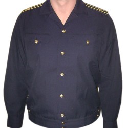 Veste bleue d'été des officiers du sous-marin de la flotte russe