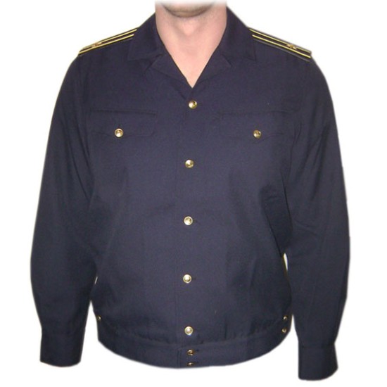 Chaqueta azul de verano de oficiales de submarinos de la flota de la Armada rusa