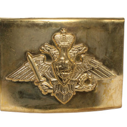 Officers golden buckle for belt With eagle the Soviet Army