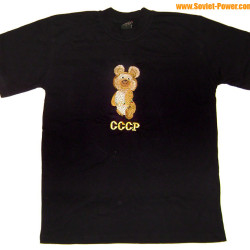 Embroidery T-SHIRT with OLYMPIC BEAR USSR