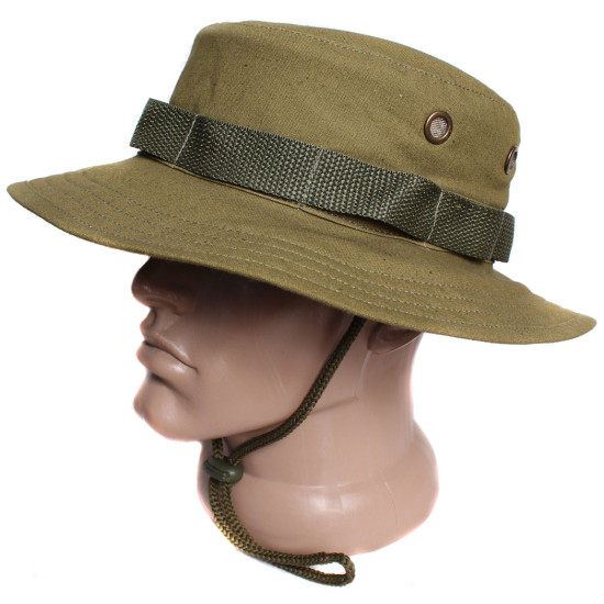 Panama Gorka Boonie Hat Ripstop Tactical Cap Khaki