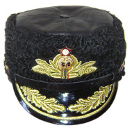 Sowjetischer Admiral Hut Navy Fleet Winter Papakha Hut Tierleder UdSSR Kopfbedeckung