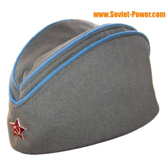 Sombrero militar soviético de la FUERZA AÉREA PILOTKA + insignia