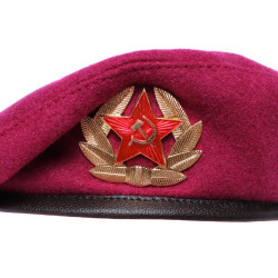 Boina rosa Sombrero de frambuesa Airborne VDV militar soviético