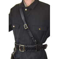Imbragatura Nero Alle spalle (solo) per la cintura Portupeya