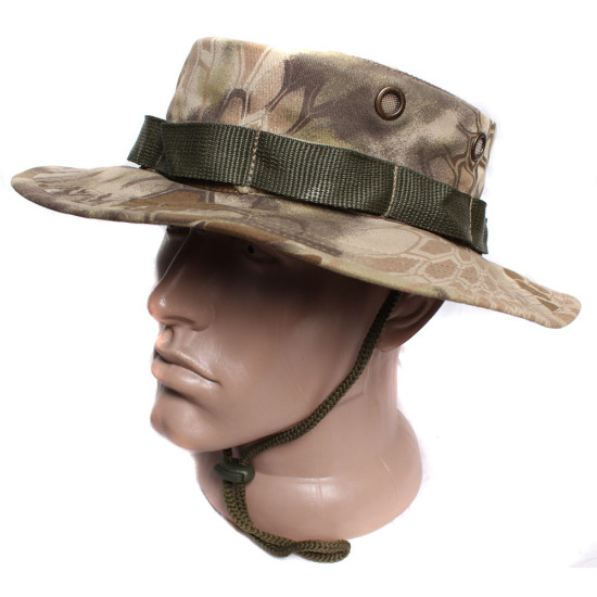 Python rock Panama camo boonie chapeau chapeau de montagne d'été Python rock Panama camo boonie chapeau chapeau de montagne d'été