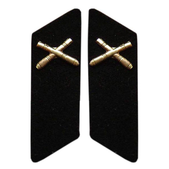 Red Army Artillery troops military Collar tabs Soviet professional gear Red Army Artillery troops military Collar tabs Soviet professional gear
