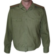 Camisa oficial del oficial VERDE del ejército