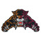 Airsoft Embroidered Tiger Sew-on / Iron-on / Hook and Loop Patch Halloween Gift