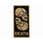 AirsoftゲームDeathSkullSew-on /Iron-on/フックアンドループパッチ
