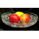 Vasos antiguos de cristal checo para frutas, verduras y dulces