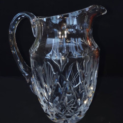 Verres à vase en cristal tchèques antiques eau pour fleurs