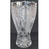 jarrón de cristal checo antiguo vasos agua para flores