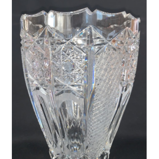 verres à vase en cristal tchèques antiques eau pour fleurs