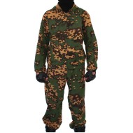 Francotirador táctico Camo KLM uniforme sobre cremallera RANA patrón Partizan