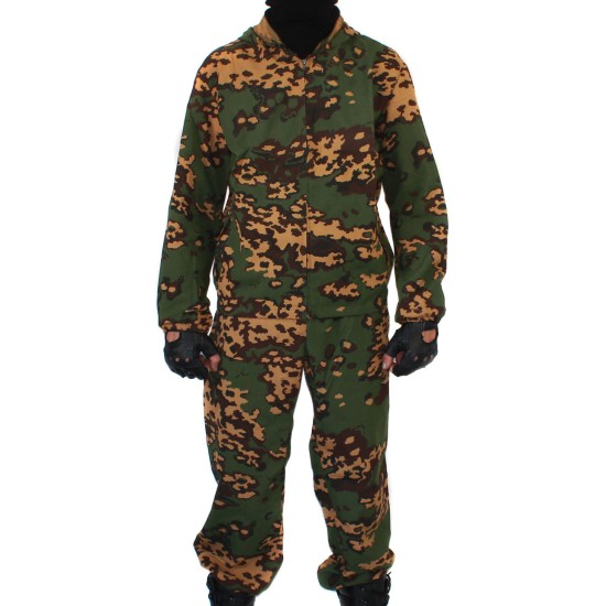 ジッパーカエルパターン上のスナイパー戦術的なカモKLMの制服