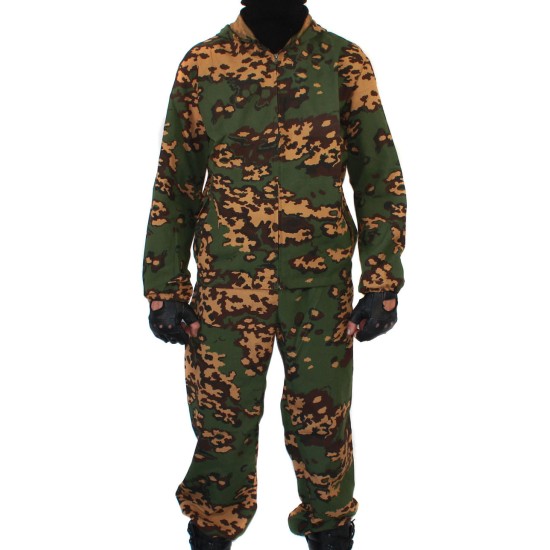 Francotirador táctico Camo KLM uniforme sobre cremallera RANA patrón Partizan