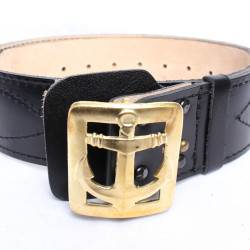 Ceinture en cuir militaire soviétique ADMIRAL NAVAL