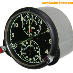 RELOJ DE AVIACIÓN DE LA FUERZA AÉREA SOVIÉTICA ACHS-1 Reloj de piloto