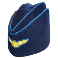 Chapeau de pilotka d'officier de l'armée de l'air soviétique Chapeau d'été original