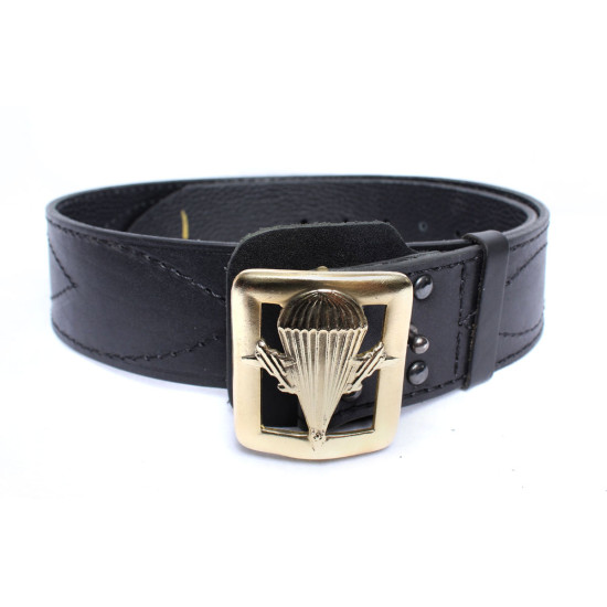 Soviet Army AIRBORNE military Officer leather belt Soviet Army AIRBORNE military Officer leather belt