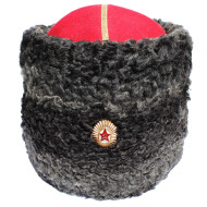 Cappello Astrakhan dell'esercito sovietico PAPAKHA per i generali dell'URSS