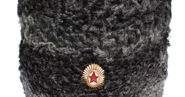 ソ連将軍のためのソビエト軍アストラハン帽子PAPAKHA - GENERALS