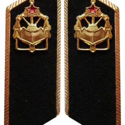 Pattes de col TROUPES ENGINEER défilé de l'Armée / soviétique russe