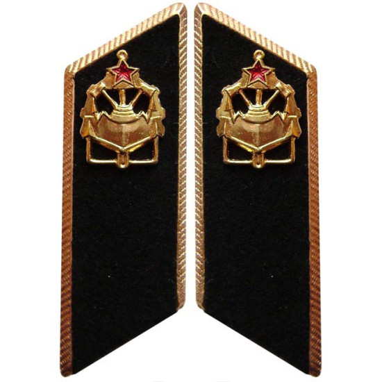 Soviet Army Engineer troops USSR parade collar tabs Soviet Army Engineer troops USSR parade collar tabs